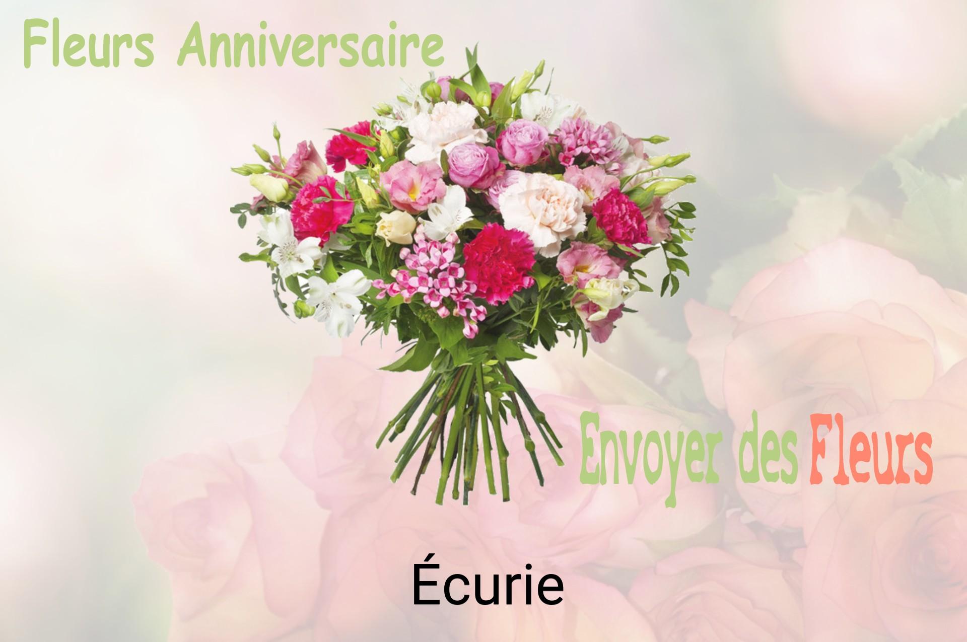 Bouquet de fleurs d’anniversaire livré à Écurie